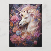 Mooie Unicorn Briefkaart (Voorkant)