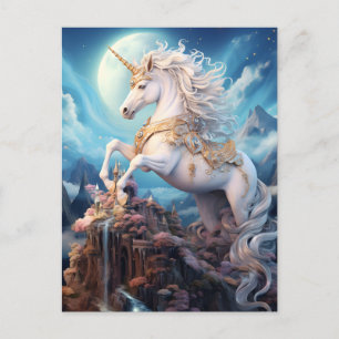 Mooie Unicorn Briefkaart