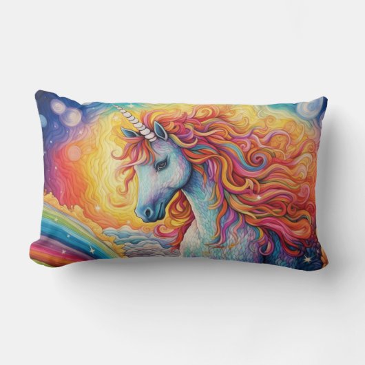 Mooie Unicorn Kussen (Voorkant)