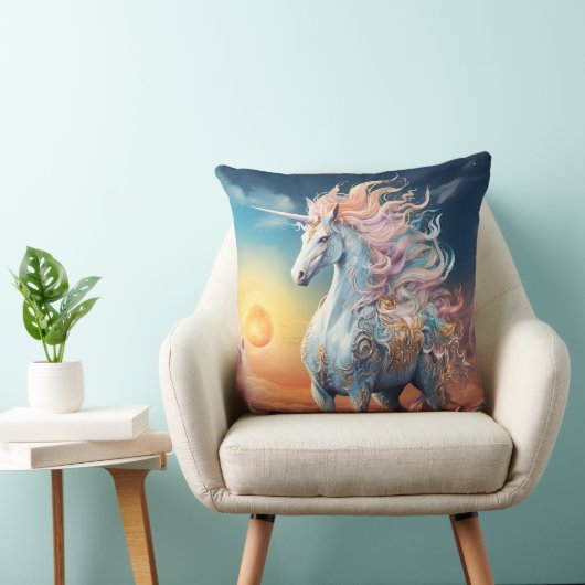 Mooie Unicorn Kussen (Stoel)