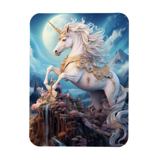 Mooie Unicorn Magneet (Verticaal)
