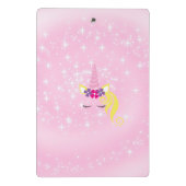 Mooie Unicorn Mini Klembord (Achterkant)