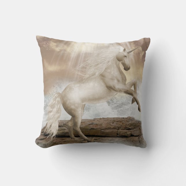 Mooie Unicorn Pillow Kussen (Voorkant)