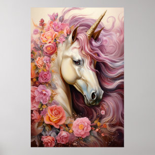 Mooie Unicorn Poster