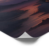 Mooie Unicorn Poster (Hoek)