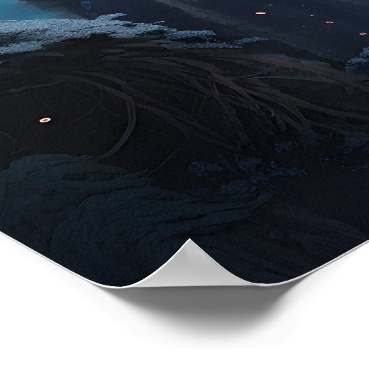 Mooie Unicorn Poster (Hoek)