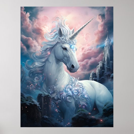 Mooie Unicorn Poster (Voorkant)