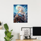 Mooie Unicorn Poster (Thuiskantoor)