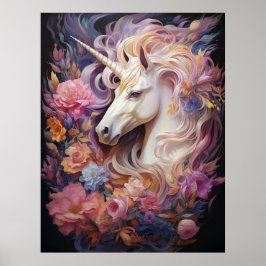 Mooie Unicorn Poster