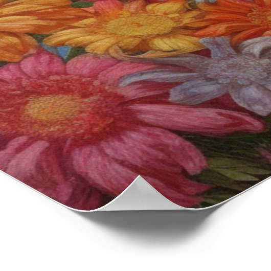 Mooie Unicorn Poster (Hoek)