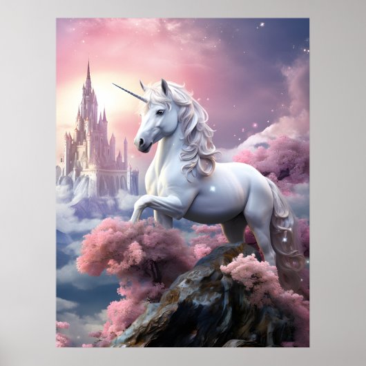 Mooie Unicorn Poster (Voorkant)