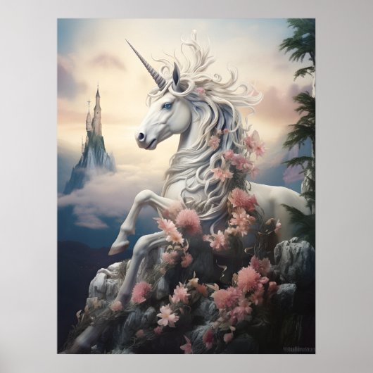 Mooie Unicorn Poster (Voorkant)