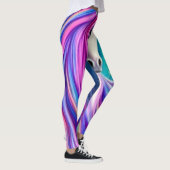 Mooie Unicorns volledig stromende grafische kaart Leggings (Rechts)