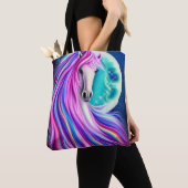 Mooie Unicorns volledig stromende grafische kaart Tote Bag (Dichtbij)