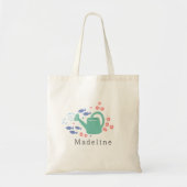 Mooie unieke moderne bloemensproeier tote bag (Voorkant)