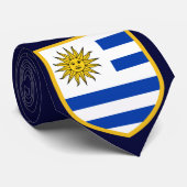 Mooie Uruguay-vlag Stropdas (Opgerold)