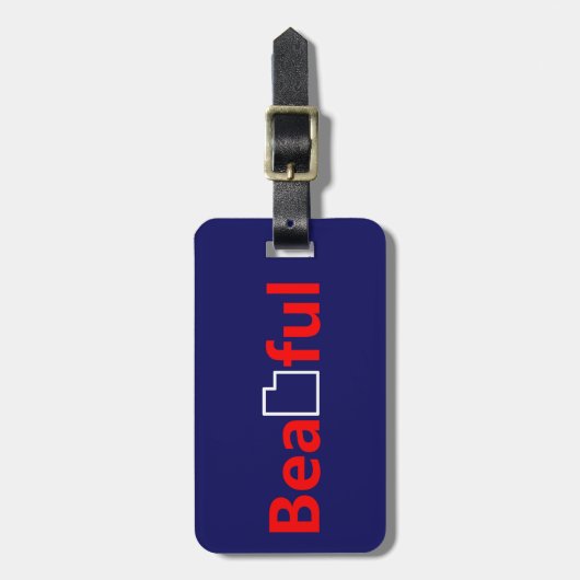 Mooie Utah Bagagelabel (Voorkant verticaal)