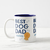 Mooie Vaderdag Beste Hond Papa Mok (Links)