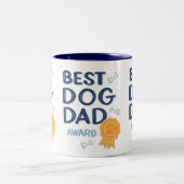 Mooie Vaderdag Beste Hond Papa Mok (Center)