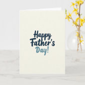 Mooie Vaderdag Brush Script Kaart (Gele Bloem)