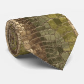 Mooie Vaderdag Cadeau-ideeën Exotische Print  Stropdas (Opgerold)