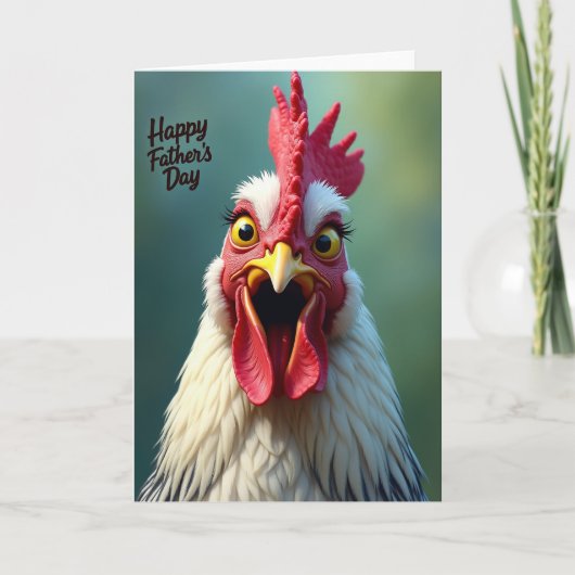 Mooie Vaderdag Kippenkaart Kaart (Voorkant)