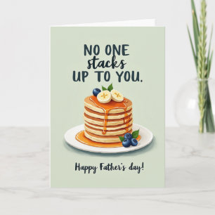 Mooie Vaderdag Pannenkoek Kaart