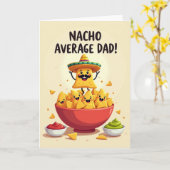 Mooie Vaderdag Snackkaart Kaart (Gele Bloem)