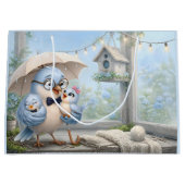 Mooie Vaderdag Vogel Cadeautas (Voorkant)