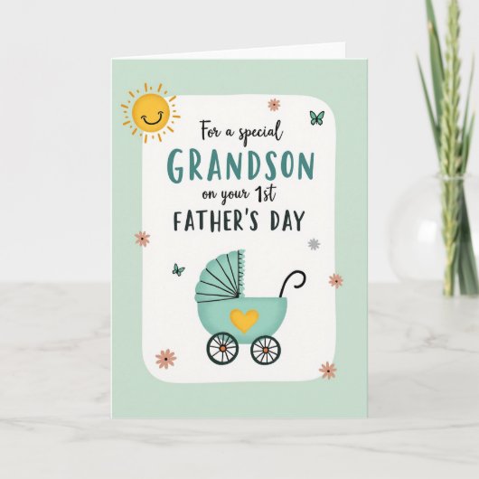 Mooie Vaderdag Zon Grafische Kaart (Voorkant)