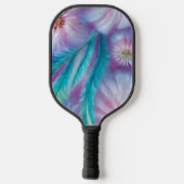 Mooie vaders en bloemen pickleball paddle (Achterkant)