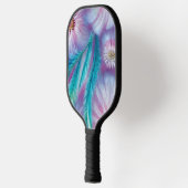 Mooie vaders en bloemen pickleball paddle (Links)