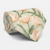 Mooie vaders vaderdag cadeaus tulp bloemstuk stropdas (Opgerold)