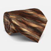 Mooie vadersdag cadeaus safari thema stropdas (Opgerold)