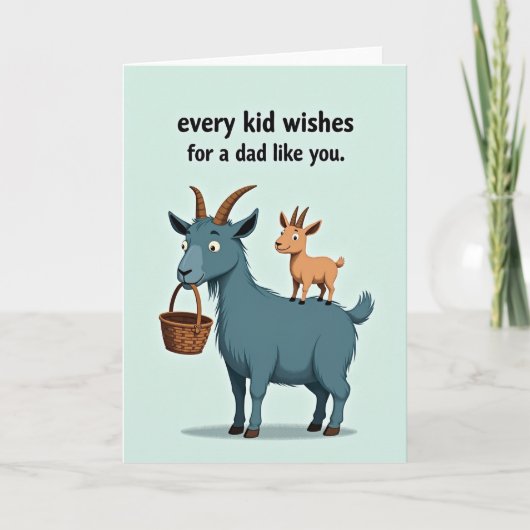 Mooie vadersdag mand kaart (Voorkant)