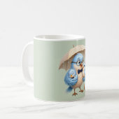 Mooie vadervogel mok voor papa (Voorkant links)
