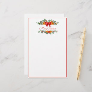 Mooie vakantie banner op maat briefpapier