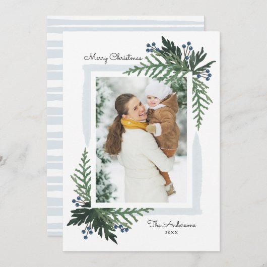 Mooie vakantie - Kerstkaart (Voorkant / Achterkant)