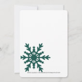 MOOIE VAKANTIEKRANS, KERSTFEEST KAART (Achterkant)