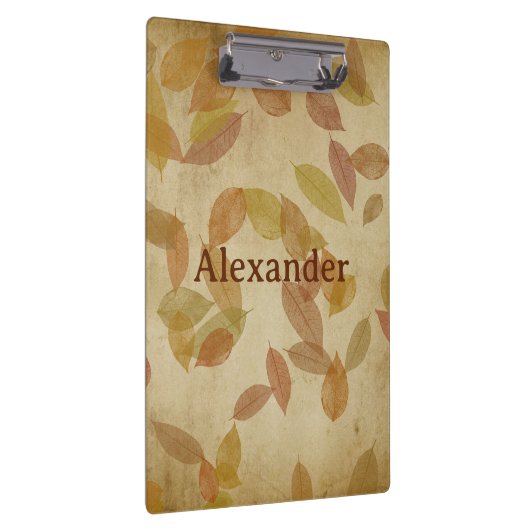 Mooie val bladeren klembord (Rechts)