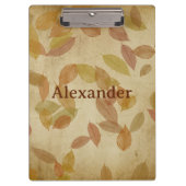 Mooie val bladeren klembord (Voorkant)