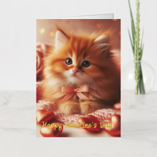 Mooie Valentijn Kitten Briefkaart