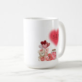 Mooie Valentijnsbeker Koffiemok (Voorkant rechts)