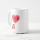 Mooie Valentijnsbeker Koffiemok (Voorkant links)