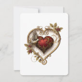 Mooie Valentijnsdag Greeting Notitiekaartje (Voorkant)