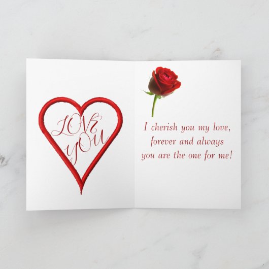 Mooie Valentijnsdag-kaart voor expressies Feestdagen Kaart (Binnen)