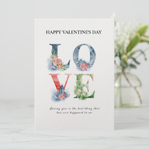 Mooie Valentijnsdag Love Letter Kaart