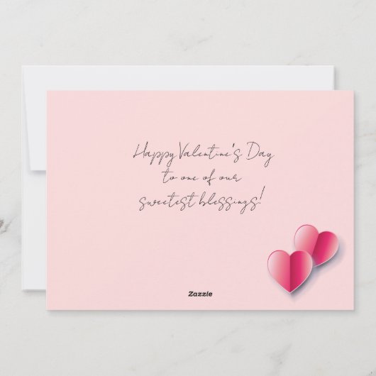 Mooie Valentijnsdag Modern design Boho Feestdagenkaart (Achterkant)