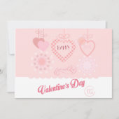 Mooie Valentijnsdag Modern design Boho Feestdagenkaart (Voorkant)