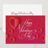 Mooie Valentijnsdag Modern design trendy (Voorkant / Achterkant)